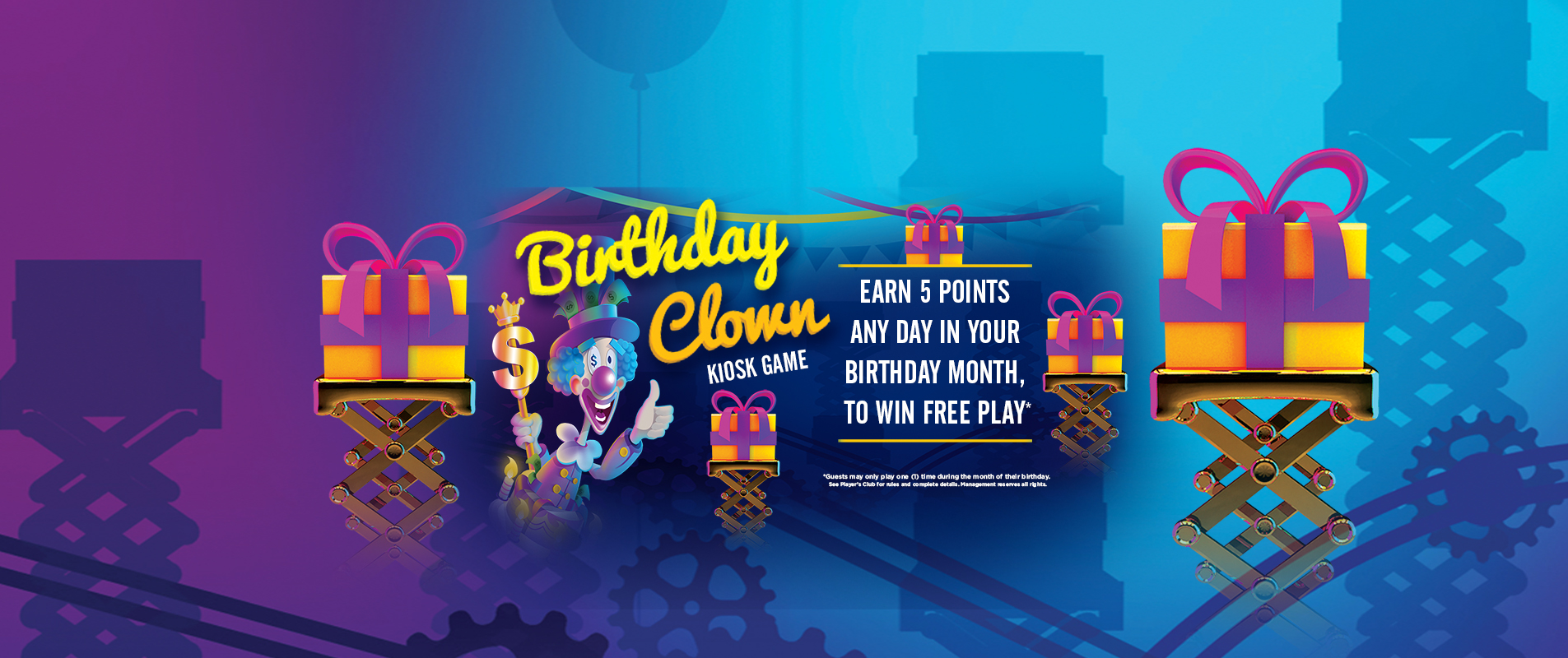 Birthday Clown Kiosk Game